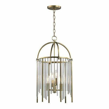HUDSON VALLEY Lewis 4 Light Pendant, 2512-AGB 2512-AGB